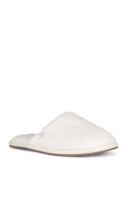 Shop Barefoot Dreams Cozychic Ribbed Slipper In Pearl