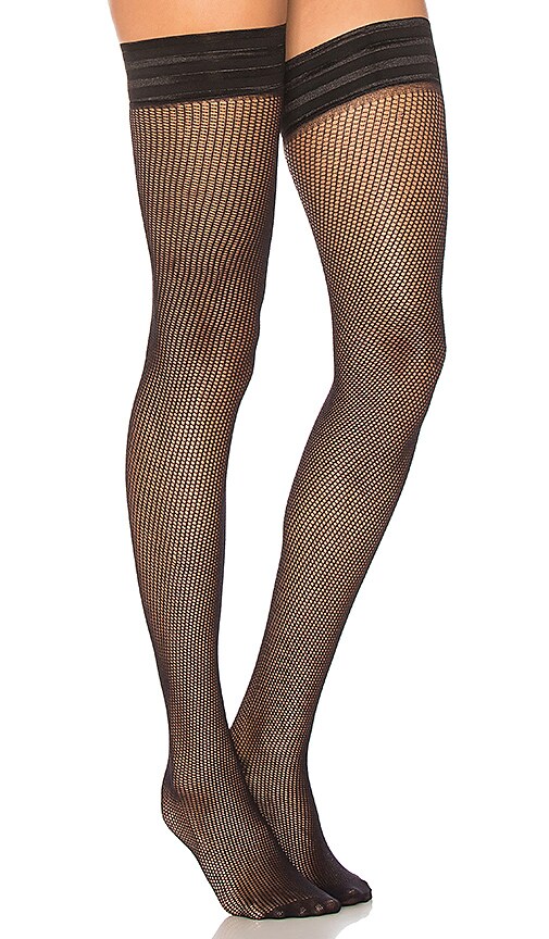 Black fishnet pantyhose, Bluebella