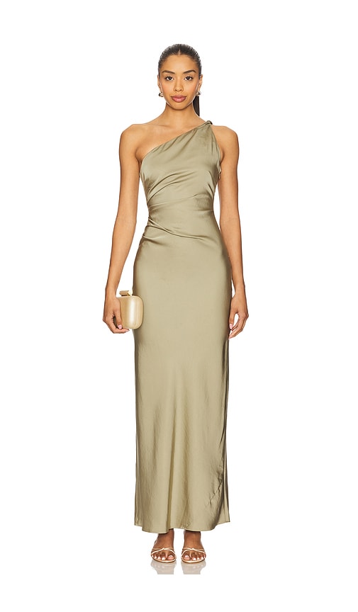 Lunetta Asymmetric Maxi Dress