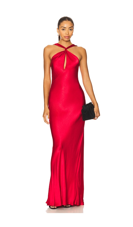 Elisia Twist Maxi Dress