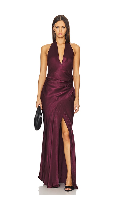 Elisia Wrap Maxi Dress