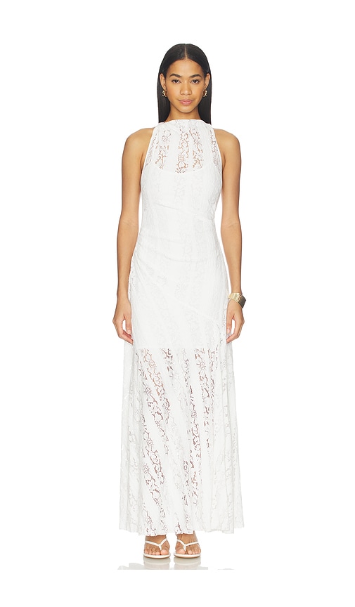 Henrietta High Neck Maxi Dress