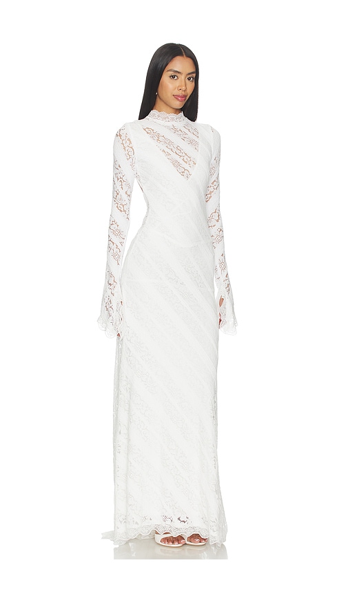  Bec + Bridge Abendkleid Henrietta In White. Größe 8. Also In 10, 12. 