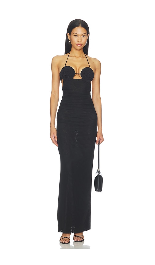Delila Spiral Maxi Dress