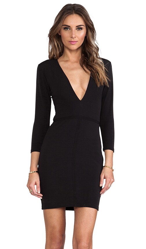 Imperial Deep V Dress
