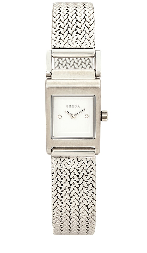 Breda Revel Tethered Watch In 银色