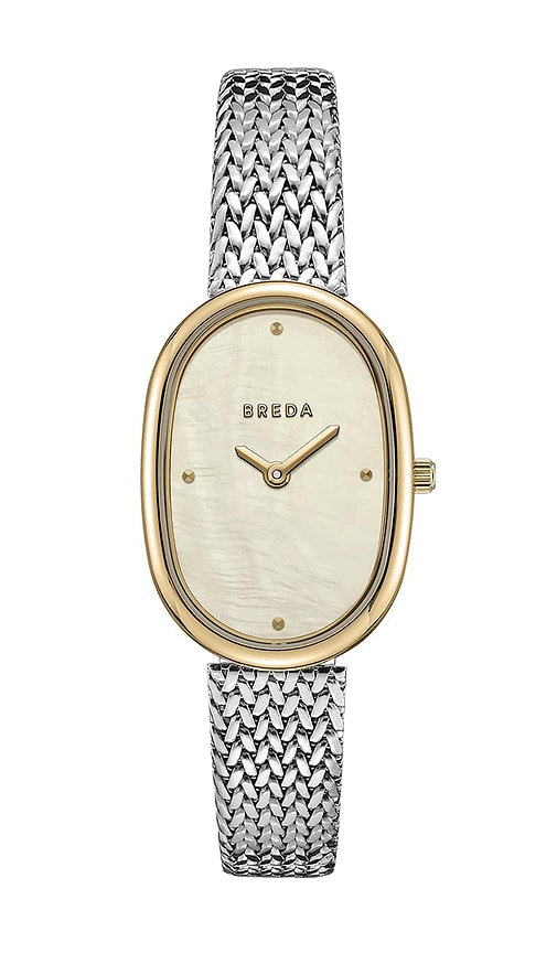 Shop Breda Jane Tethered Watch In 银色&金黄