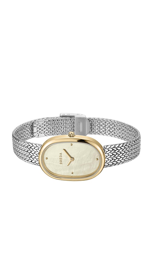  Breda Uhr Jane Tethered In Metallic Silver. 