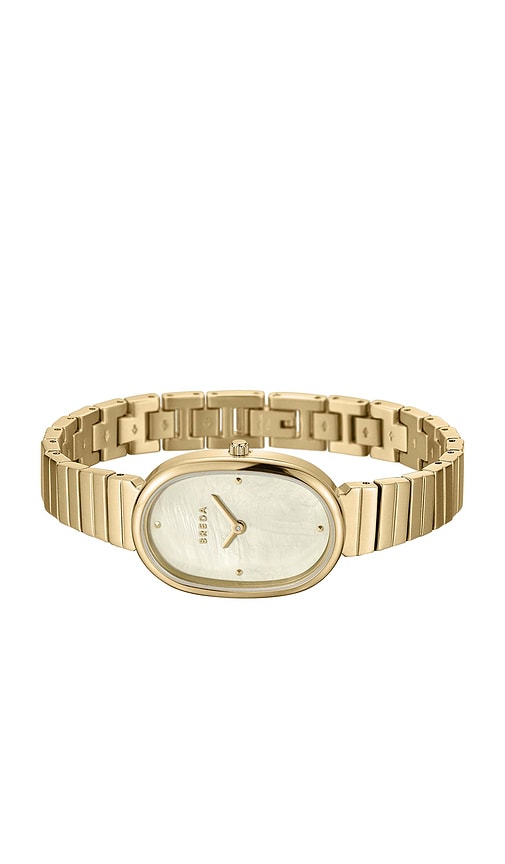  Breda Jane Watch In Metallic Gold. 