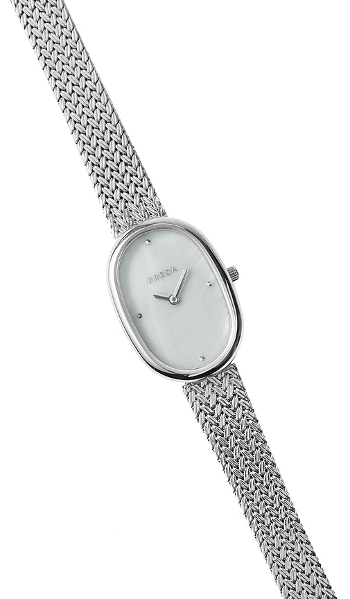  Breda Uhr Jane In Metallic Silver. 