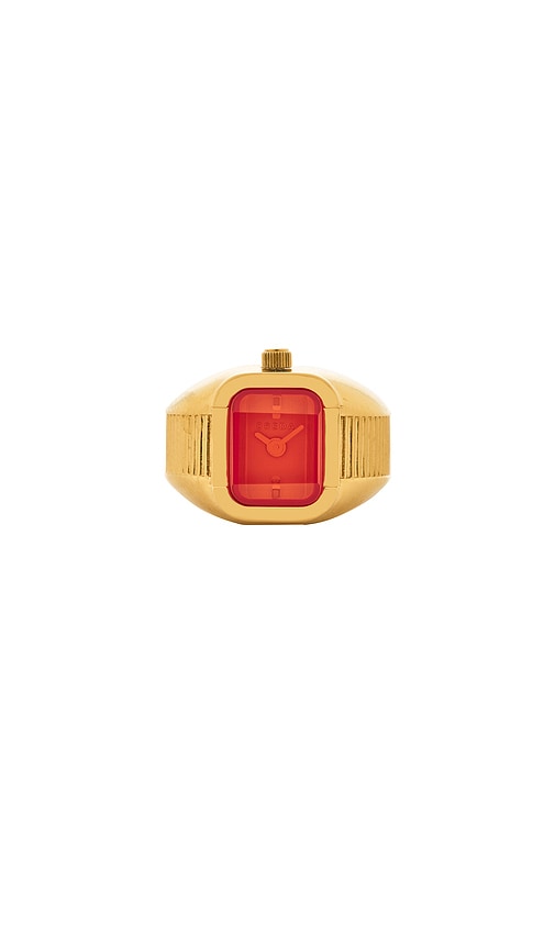 Nocturne Watchring in Metallic Gold.