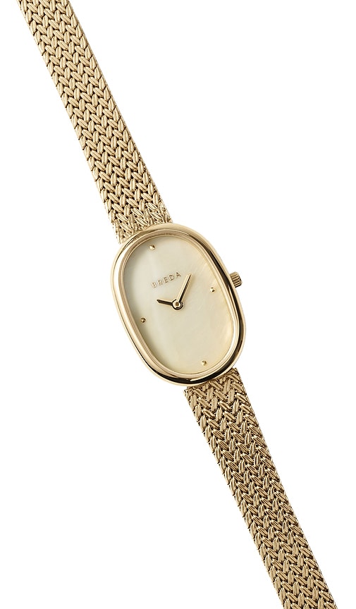  Breda Jane Watch In Metallic Gold. 