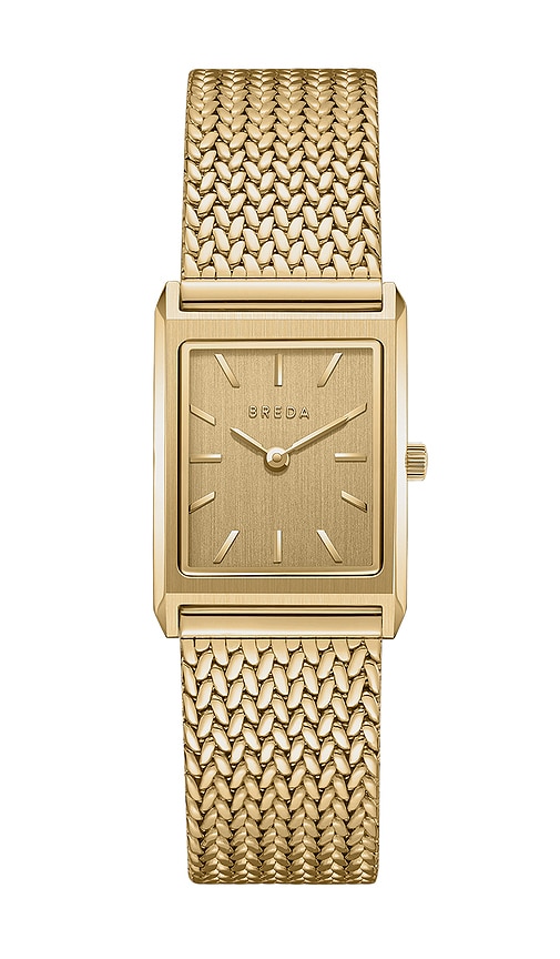 Breda Small Virgil Watch In Gold