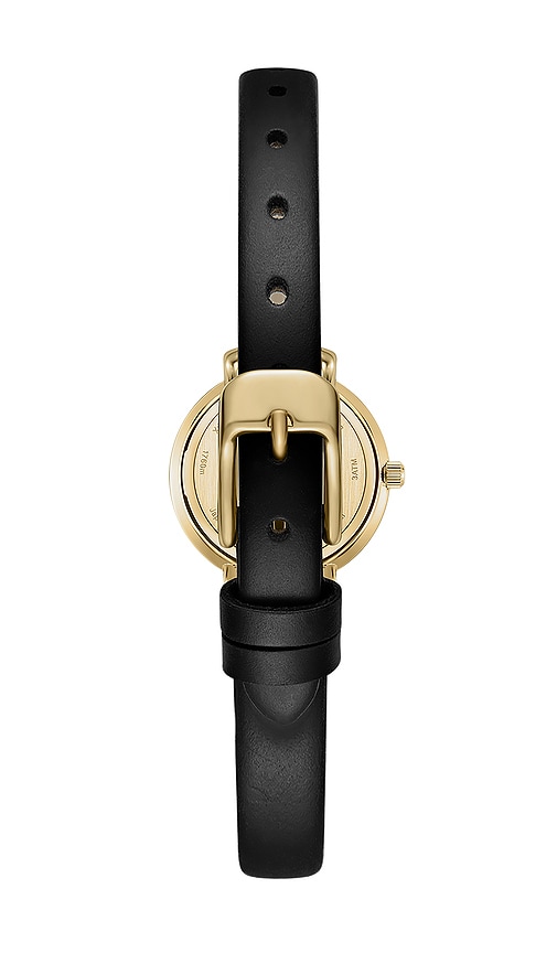  Breda Beverly Leather Watch In Metallic Gold. 