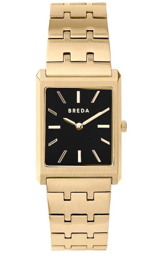 Breda Virgil Watch In Gold & Black