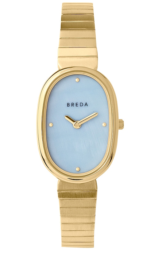 Shop Breda Jane Watch In Gold & Blue