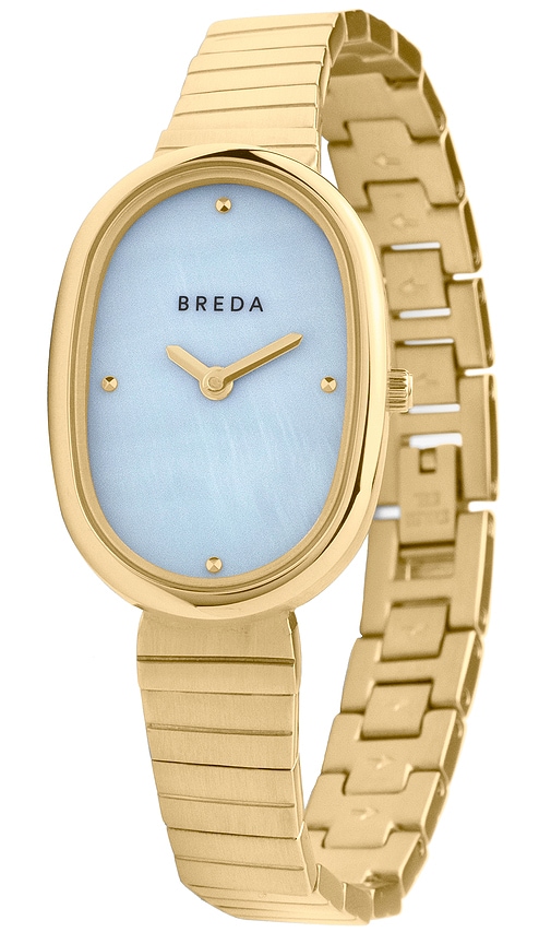 Shop Breda Jane Watch In Gold & Blue