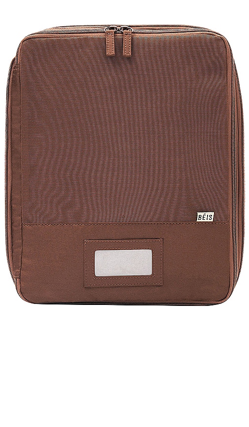 Beis 4 Piece Compression Packing Cubes In 淡棕色