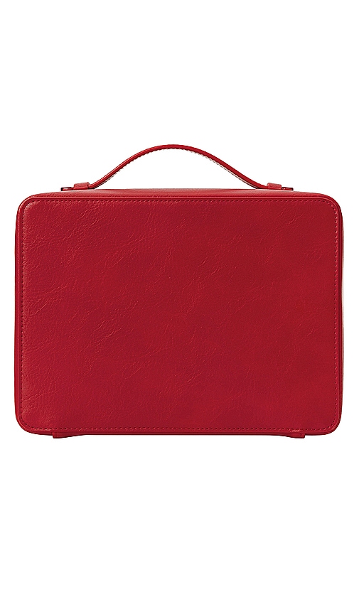 Shop Beis The Cosmetic Case In Text Me Red