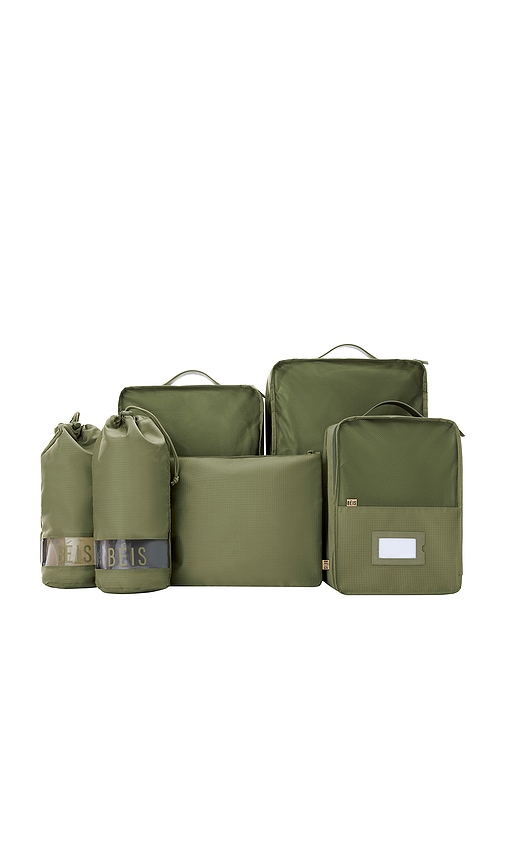 BEIS The 6pc Packing Cubes in Olive