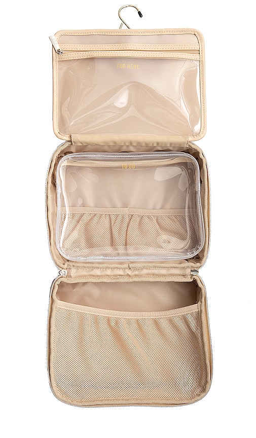 Shop Beis The Hanging Cosmetic Case In Beige