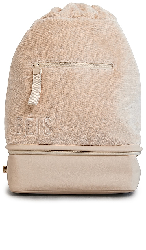 BEIS The Terry Cooler Backpack in Beige | REVOLVE display picture 3