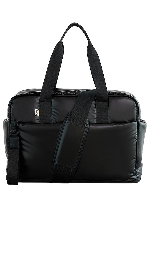 BEIS The Expandable Puffy Duffle in Black