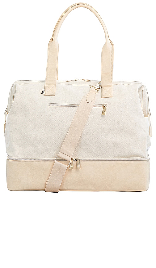 Shop Beis The Convertible Weekend Bag In 米色