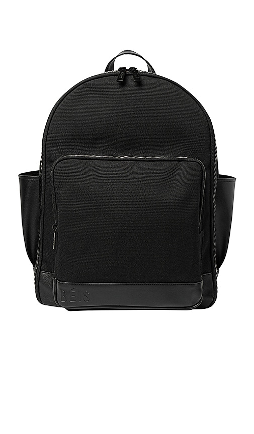 beis black backpack