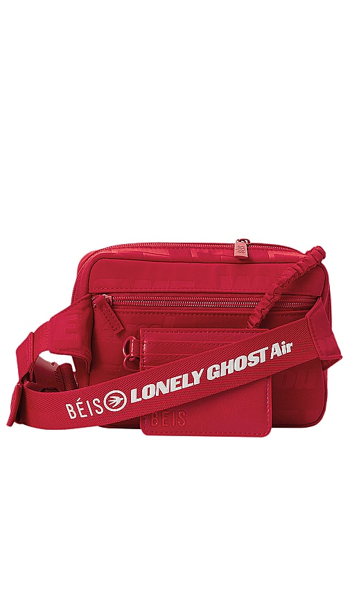 Shop Beis The Belt Bag In Text Me Red