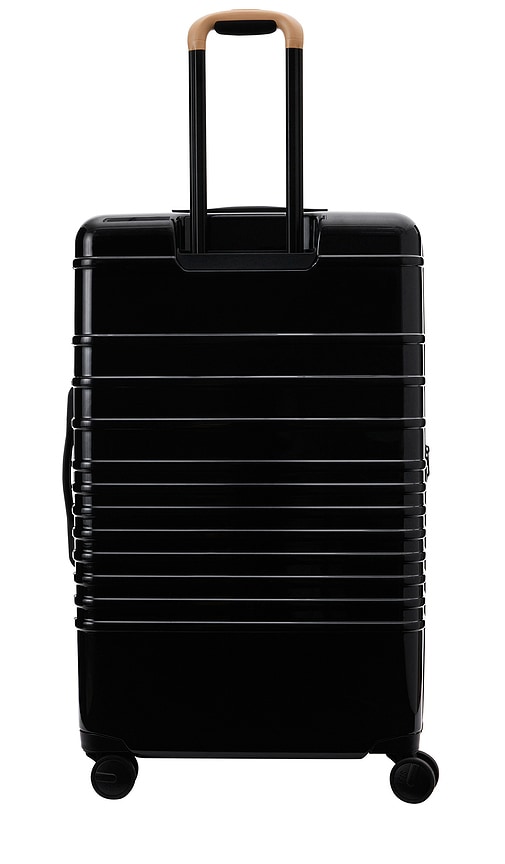 Shop Beis The Glossy Large Check-in Roller In Black