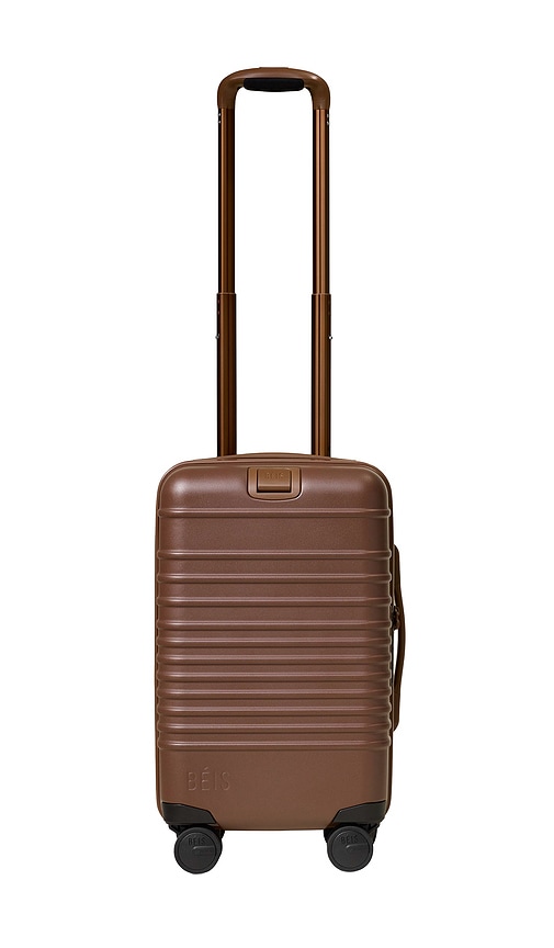 BEIS The Carry-On Roller in Brown.
