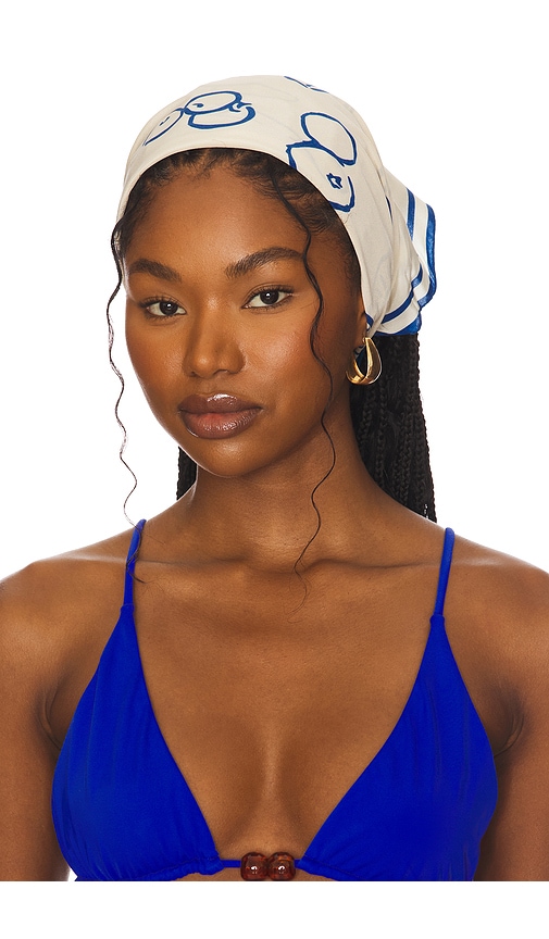 Tableau Scarf in Blue.