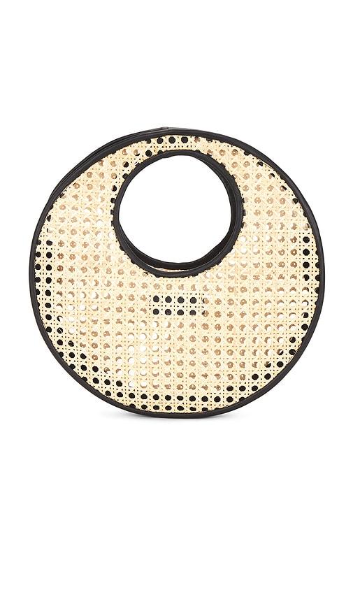 Bembien Anouk Rattan Top Handle Bag In White