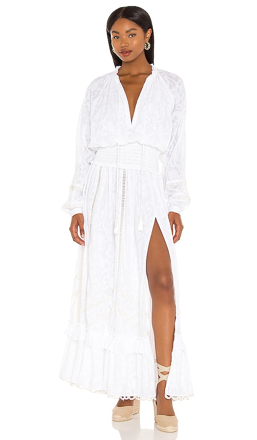Hemant & Nandita X Revolve Mavi Maxi Dress In White | ModeSens