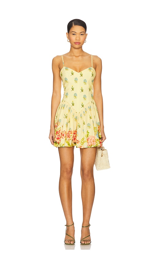 Short Dress in Lemon. - size S (also in L, M, XS)