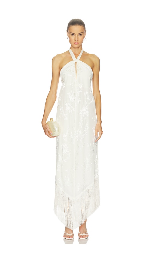 HEMANT AND NANDITA Tie Sash Maxi Dress