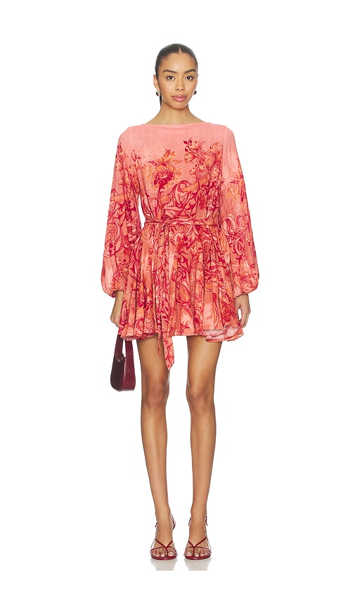 HEMANT AND NANDITA Mini Dress With Tie Up Belt