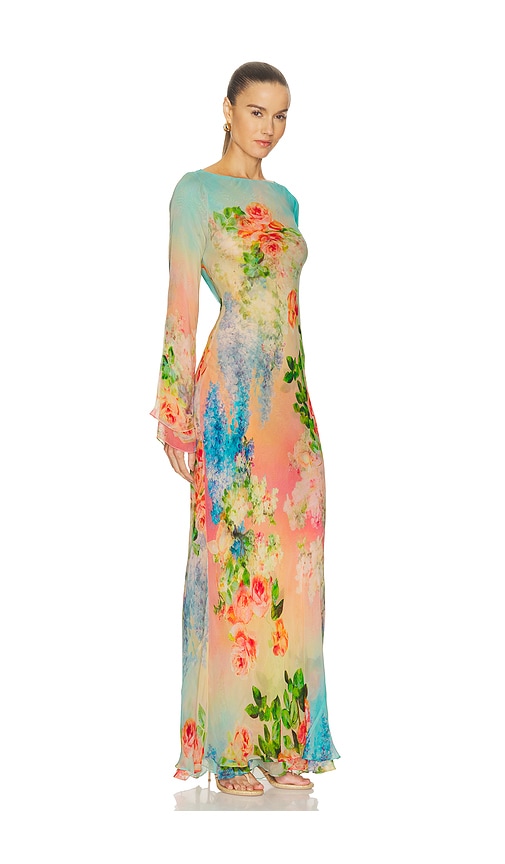 HEMANT AND NANDITA Double Layer Maxi Dress | Thumbnail 2