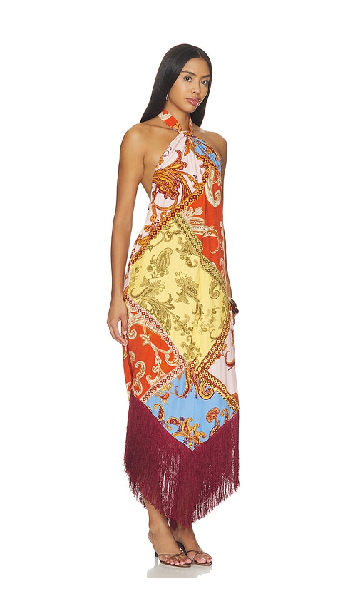 HEMANT AND NANDITA Tie Sash Long Dress | Thumbnail 2