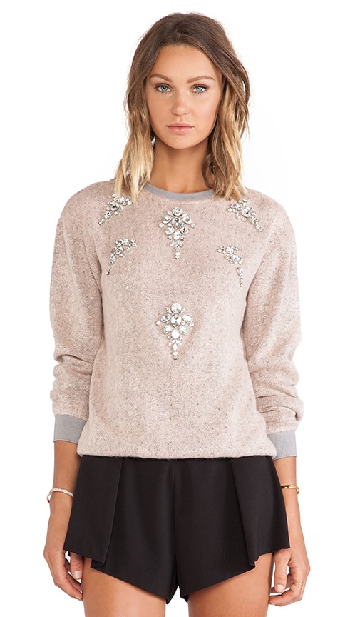 Pop Melange Woolen Sweatshirt