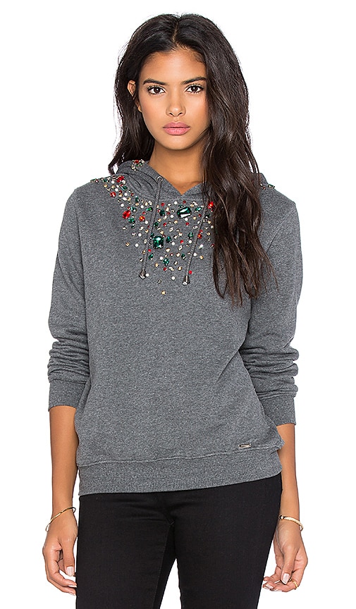 embellished hoodie