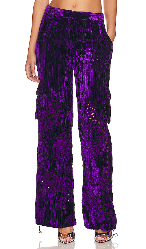 Buy IZF Lavender Straight Cargo Pants online