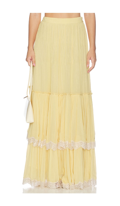 Pintuck Maxi Skirt