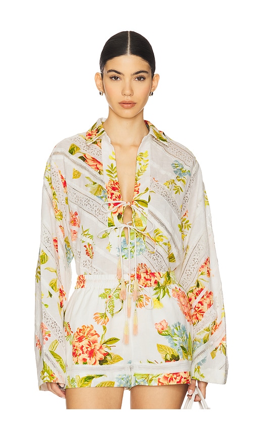 Drop Shoulder Collared Tunic in . Size M, S, XL, XS - HEMANT AND NANDITA - Modalova
