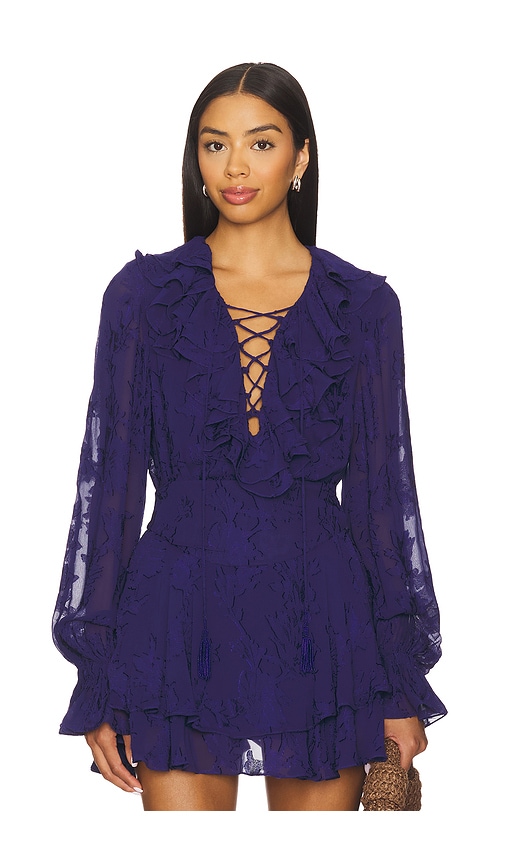 Hemant & Nandita Top In Blue
