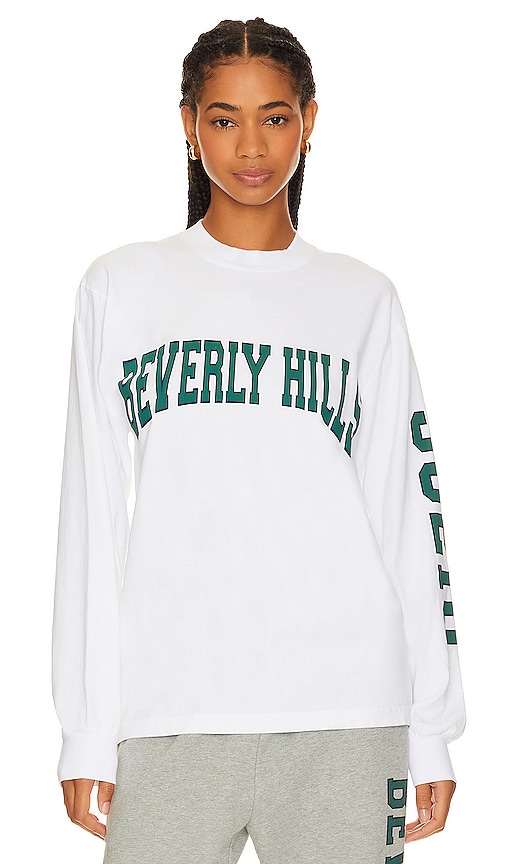 Beverly Hills X Revolve Beverly Hills Long Sleeve Tee In White