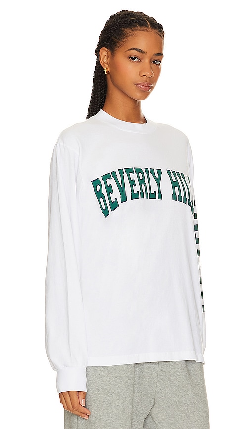 Shop Beverly Hills X Revolve Beverly Hills Long Sleeve Tee In White