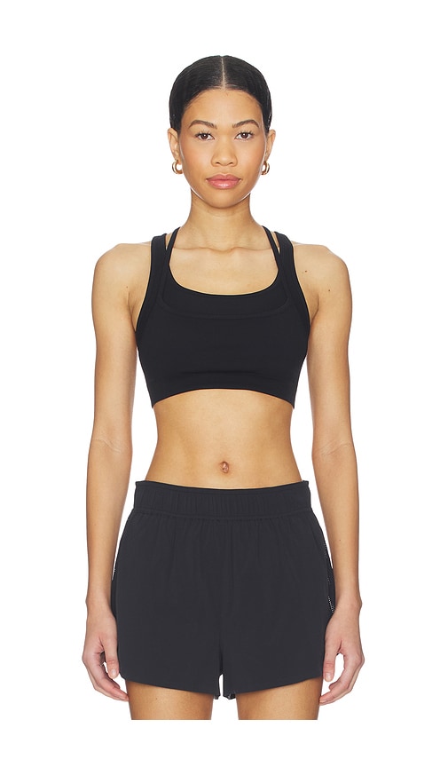 Beyond Yoga Seamless Double Layer Mesh Bra
