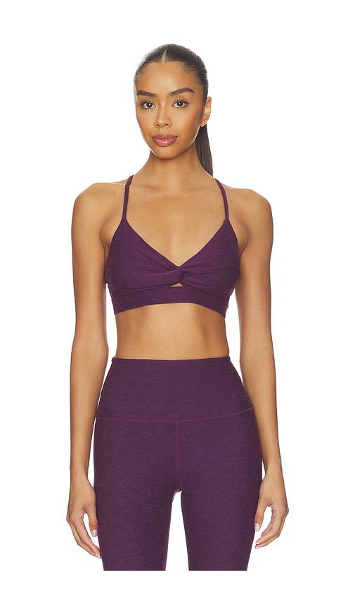 Beyond Yoga Twist Front Strappy Bra - Women's Clothing